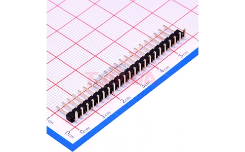 2.54mm單排90度22P