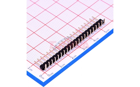 2.54mm單排90度21P
